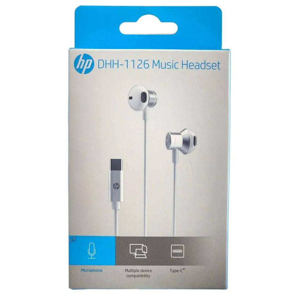 Audífonos Hp Dhh-1126 Usb-c Music Blancos image number 1.0
