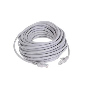 Cable De Red Utp 6e 15 Metros Blanco