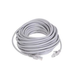 Cable De Red Utp 6e 15 Metros Blanco