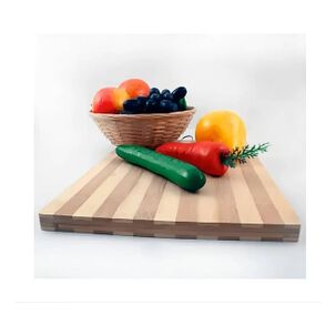 Tabla Para Picar Carne Verduras De Bamb&uacute; Madera Rectangular
