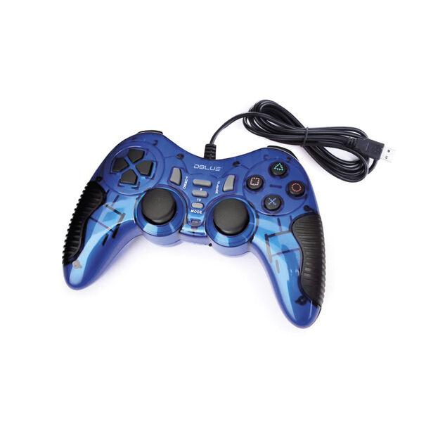 Joystick D-shock Usb Para Pc Color Azul - Ps