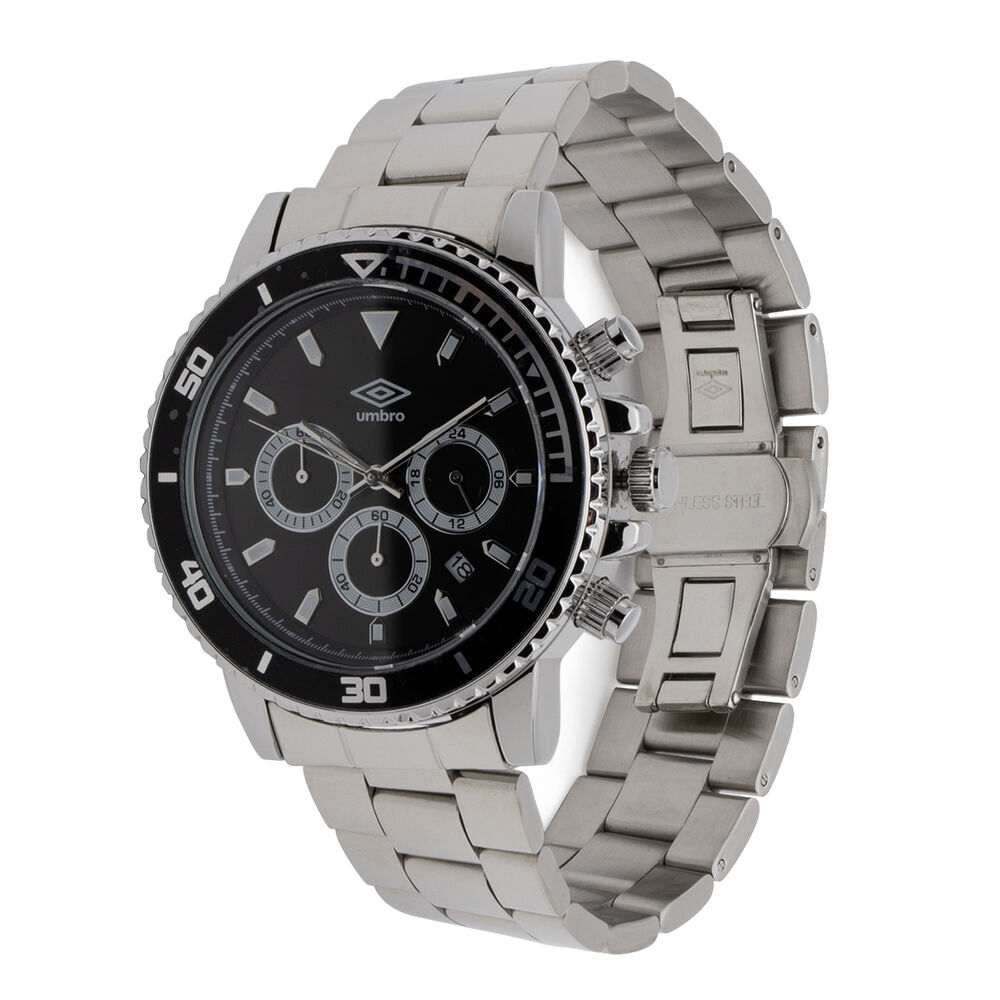 Reloj Umbro Plus Umbp-3600-2 Plateado Hombre image number 2.0