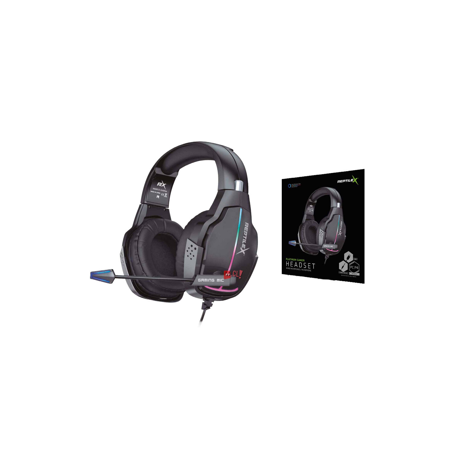 Aud&iacute;fonos Platinum Gamer Conector 3,5mm Y Usb - Ps image number 1.0