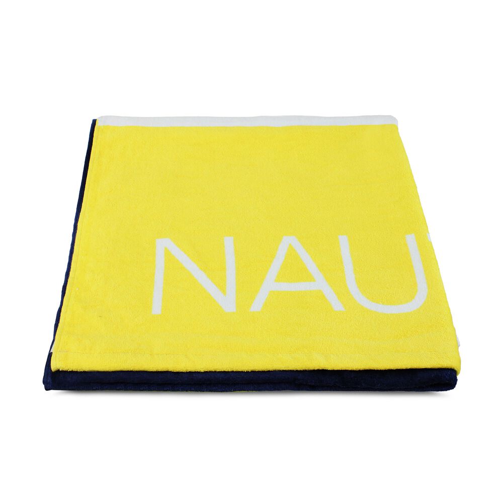 Toalla De Playa Nautica Home 100% Algod&oacute;n 160x80 Dise&ntilde;o Tricolor image number 1.0