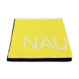 Toalla De Playa Nautica Home 100% Algod&oacute;n 160x80 Dise&ntilde;o Tricolor