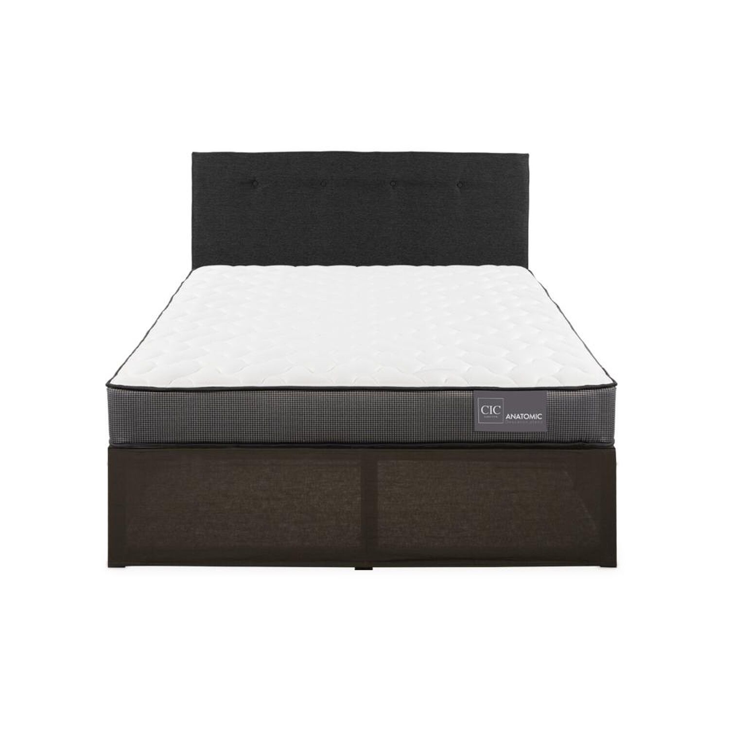 Cama Met&aacute;lica Cic Iron Smart Anatomic / 2 Plazas / Base Normal image number 0.0