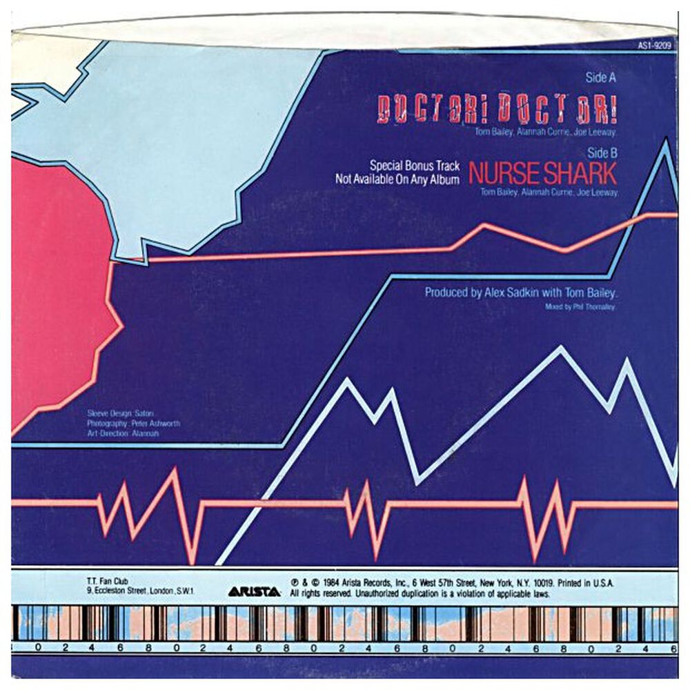 Thompson Twins - Doctor! Doctor! | 7" Single Usado image number 1.0