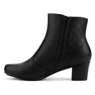 Botin Negro Mujer Casual Chalada Flexib