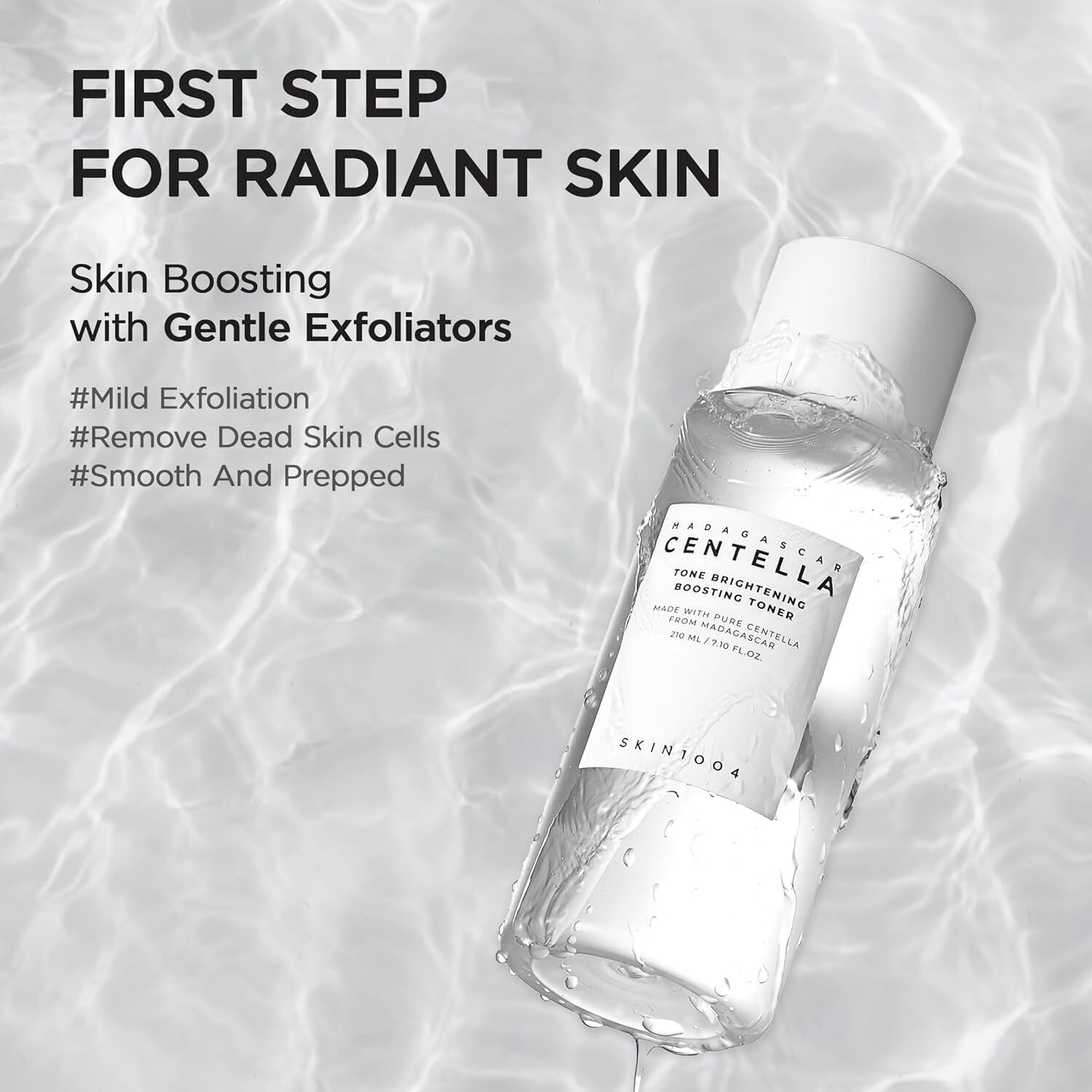 Madagascar Centella Tone Brightening Boosting Toner (skin1004) - 210ml T&oacute;nico Aclarante Con Miacinamida Y &Aacute;cido Tranex&aacute;mico image number 1.0