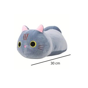 Almohada De Peluche Gato Kawaii 30cm