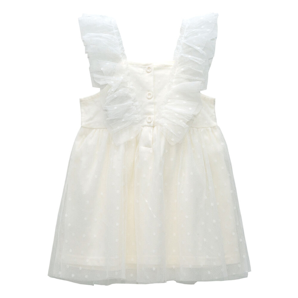 Vestido Niña Bubblegummers Laurina Crema Teens image number 1.0