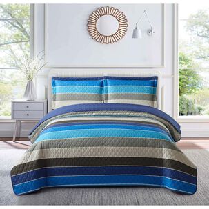 Set Cubrecama + Juego De Sábanas Casaideal Alicante / King Set Cubrecama + Juego De Sábanas Casaideal Alicante / King