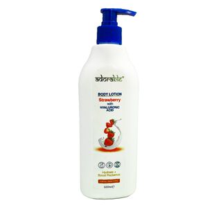 Adorable Loci&oacute;n Corporal Frutilla & &Aacute;cido Hialur&oacute;nico 500 Ml