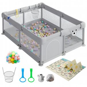 Corral De Juegos Infantil Con Accesorios De Juego 150x180