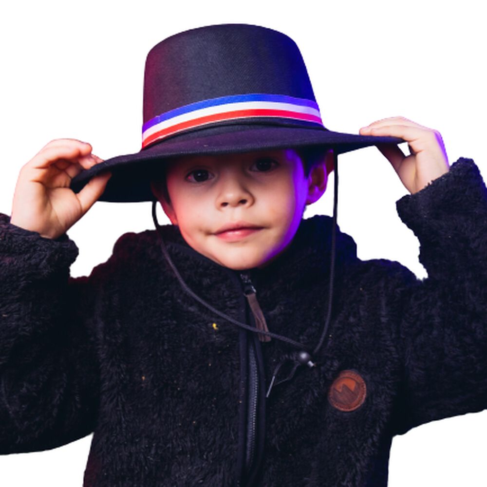Sombrero Huaso Elegante Niño Fiestas Patrias image number 0.0