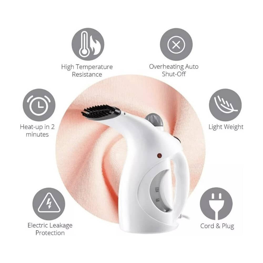 Plancha Vapor Vertical Ropa 4 En 1 Vaporizador Sauna Facial image number 2.0