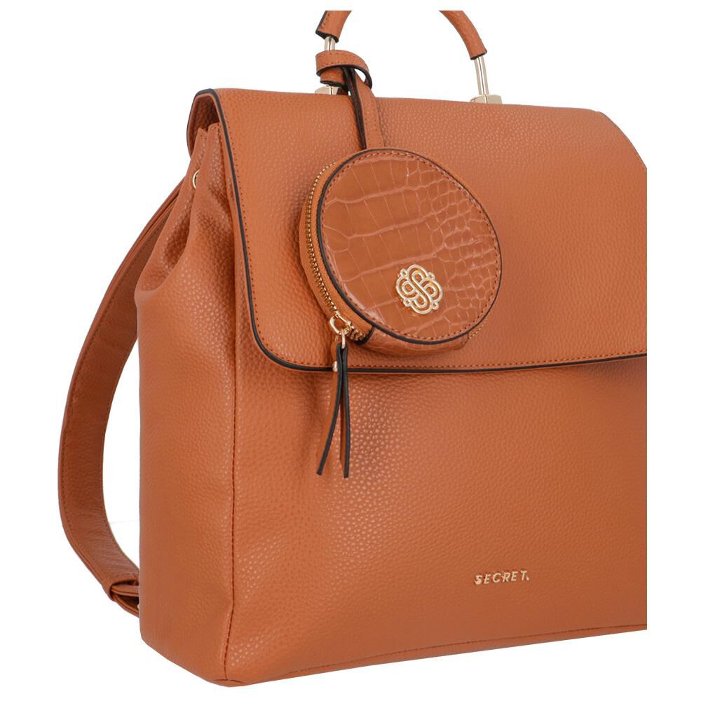Mochila Secret Sofia Fw25 L Café Medio image number 4.0