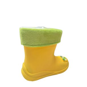 Bota De Agua Lluvia Amarillo Ni&ntilde;o