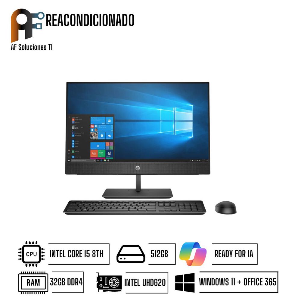 Aio Hp Proone 400 G4(i5 8th - 32gb - 512gb)(win 11 - Office365) Reacondicionado image number 0.0