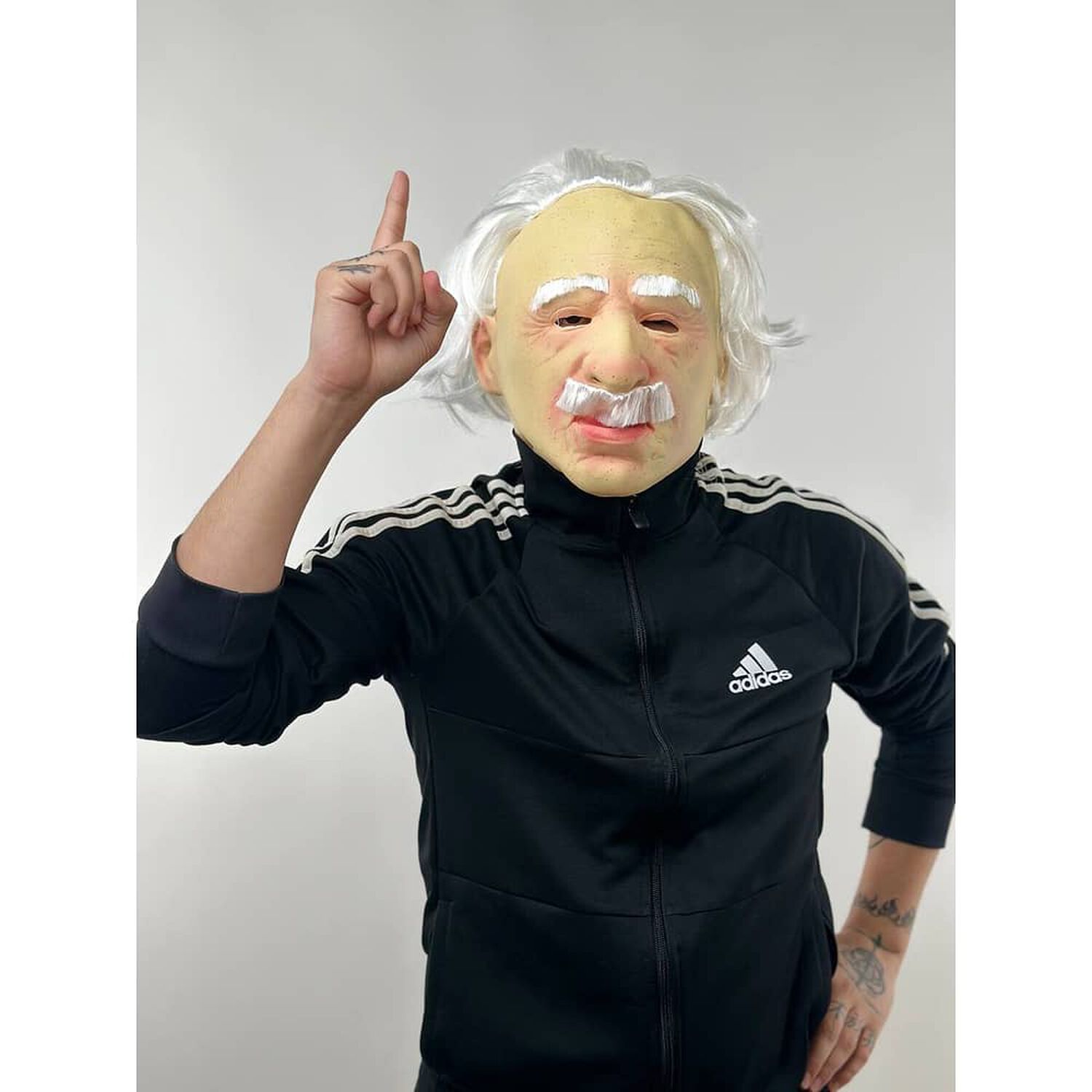 Mascara Albert Einstein Cosplay Disfraz Genio Fisico image number 0.0