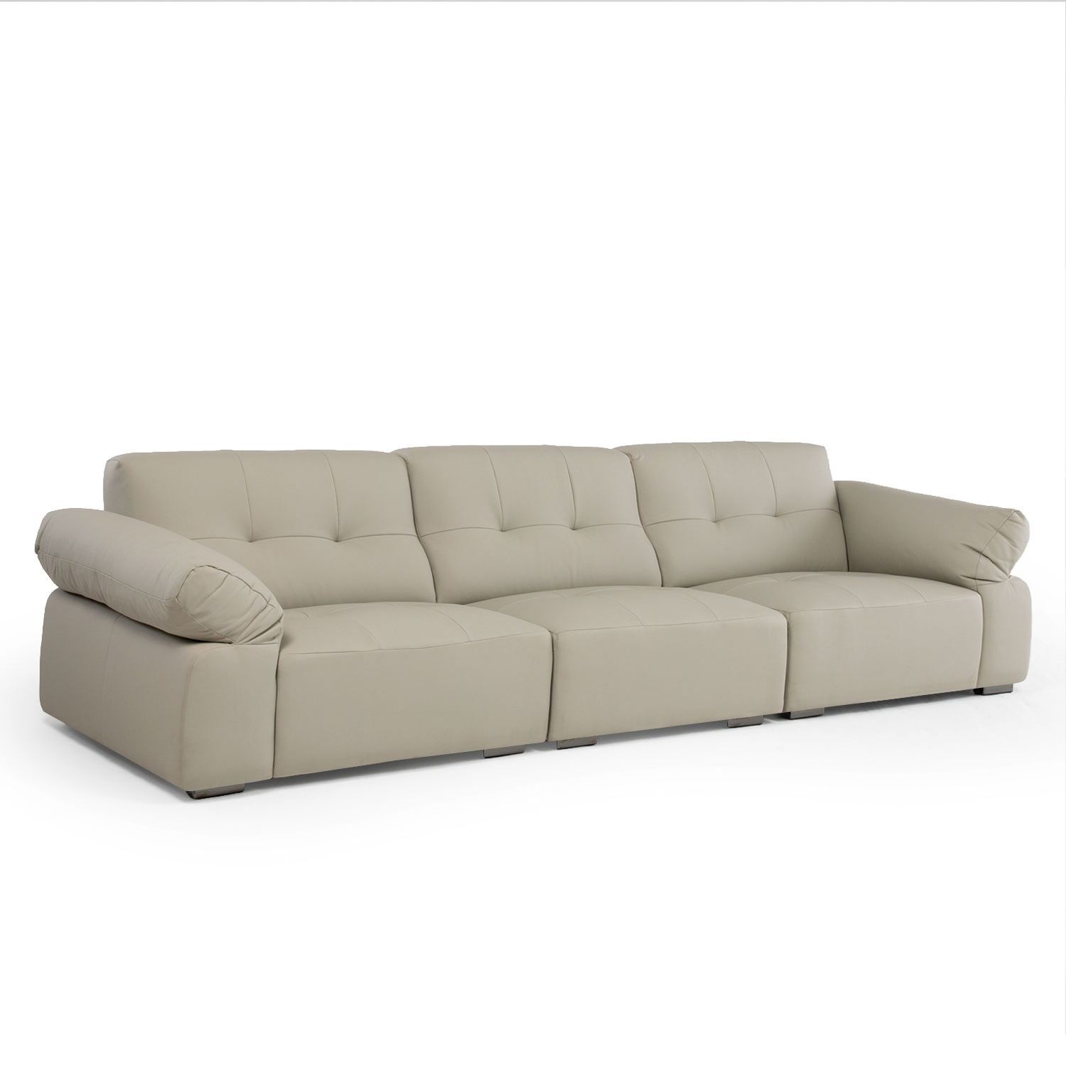 Sof&aacute; Modular Para Living 5 Personas Cl&aacute;sico G&eacute;nova Crema image number 5.0