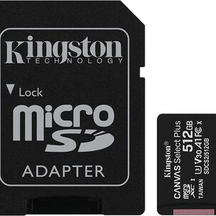 Tarjeta Microsd Kingston Canvas Select Plus 512gb Class10