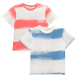 Polera Manga Corta Niño Bubblegummers Caña Azúl Teens