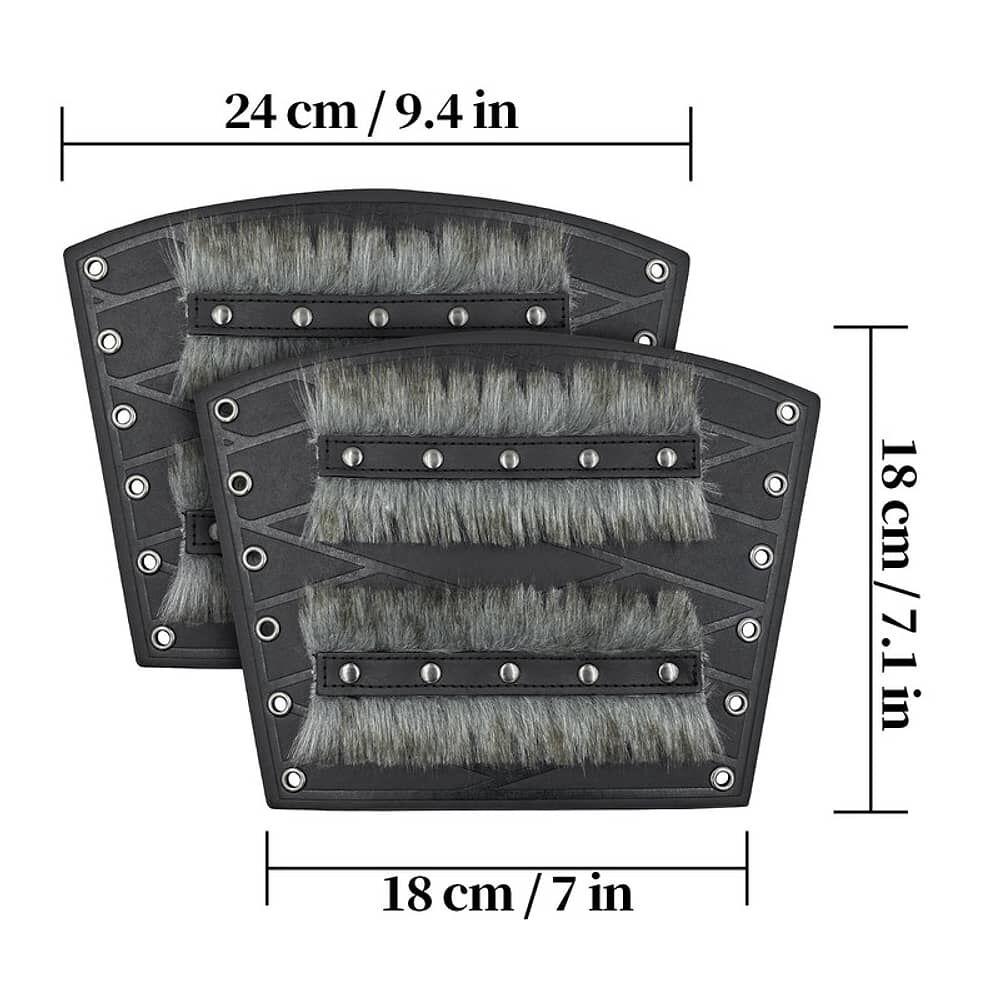 Disfraz Brazalete Armadura Lobo Vikingo image number 3.0