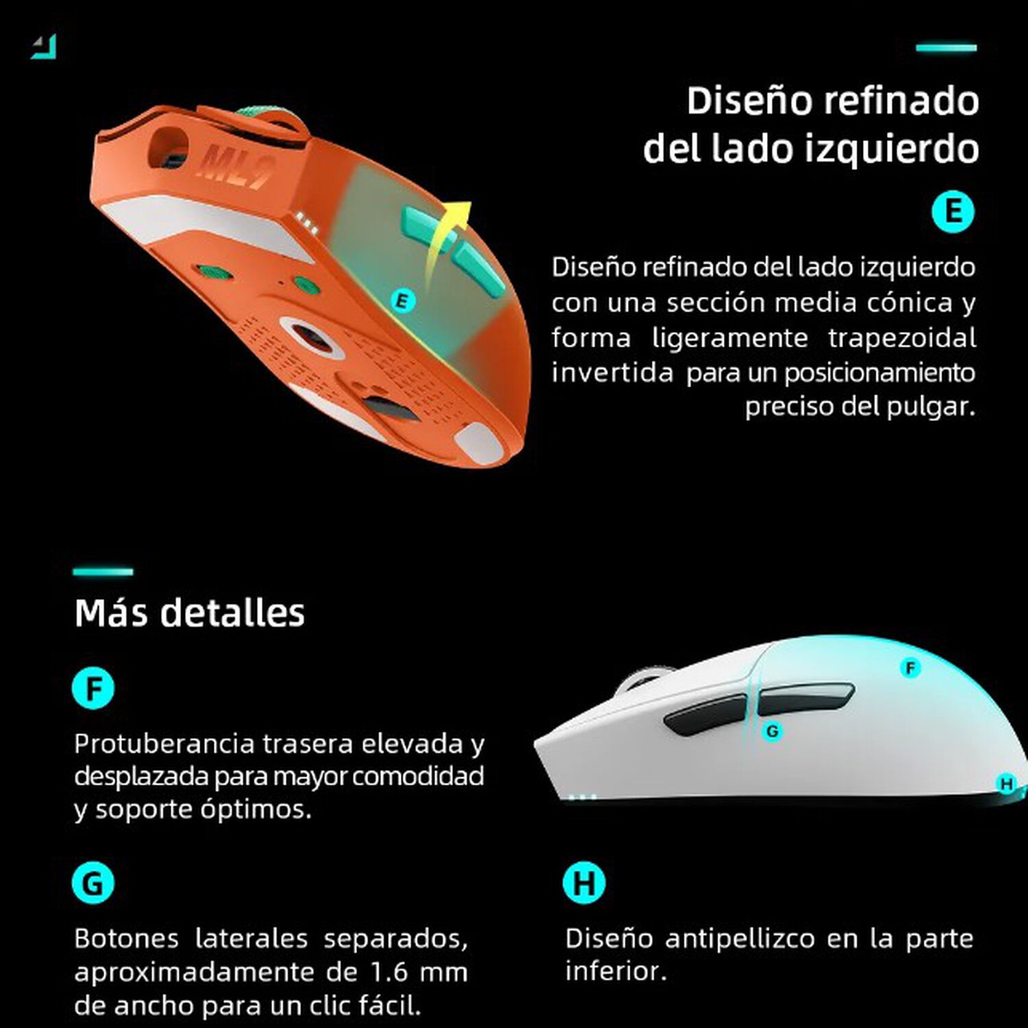 8khz Mouse Inal&aacute;mbrico Gamer image number 1.0
