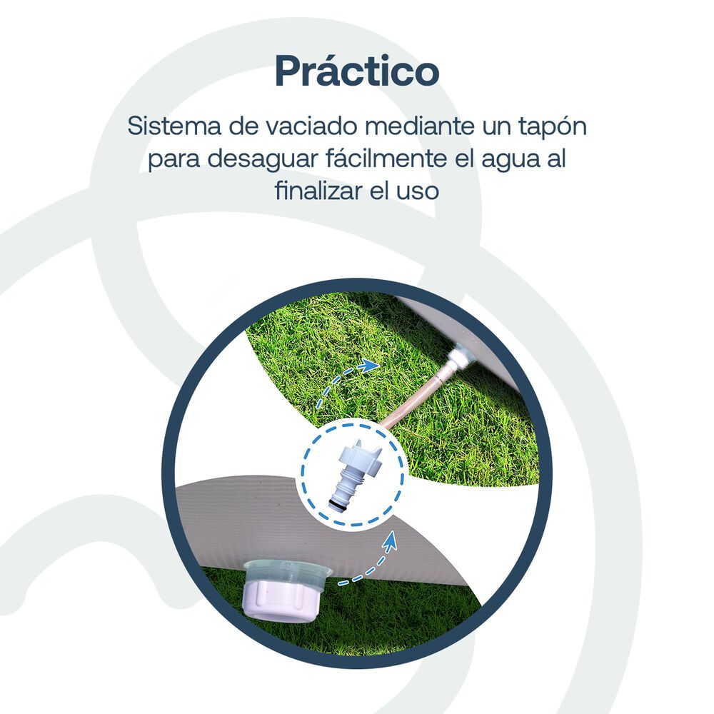 Piscina Estructural Con Filtroskimmer 300x207x65cm Besplash image number 3.0