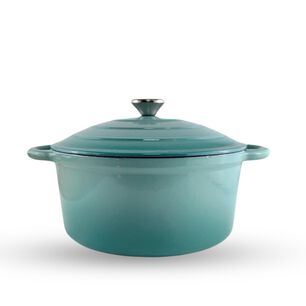 Olla Hierro Fundido 26cm Turquesa Keep Antiadherente Cocina