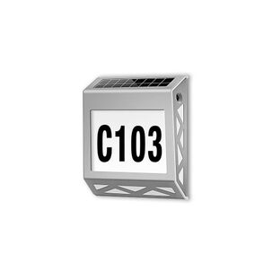 Aplique Solar Contra Agua Con Numeros De Casa