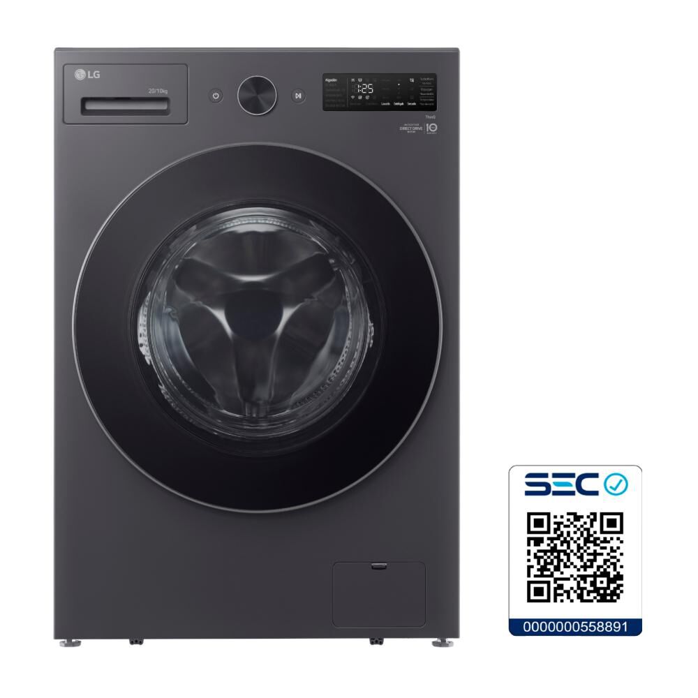 Lavadora Secadora LG WD20EGNTSPG / 20 Kilos / 10 Kilos image number 17.0