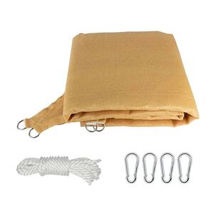 Toldo Vela Sombreadora Malla Sombra 4x4 Rectangular