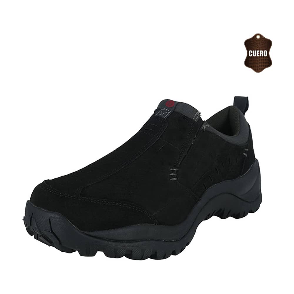 Zapato De Cuero Cedro Negro London Adixt image number 0.0