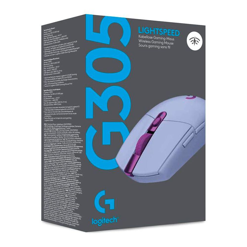 Mouse Inalámbrico Logitech G305 Lightspeed image number 0.0