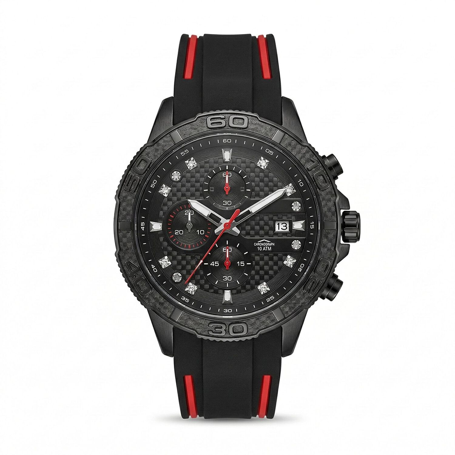 Reloj An&aacute;logo Hombre Umbro Plus Negro/rojo Umbp-1500-107 image number 0.0