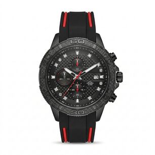 Reloj An&aacute;logo Hombre Umbro Plus Negro/rojo Umbp-1500-107