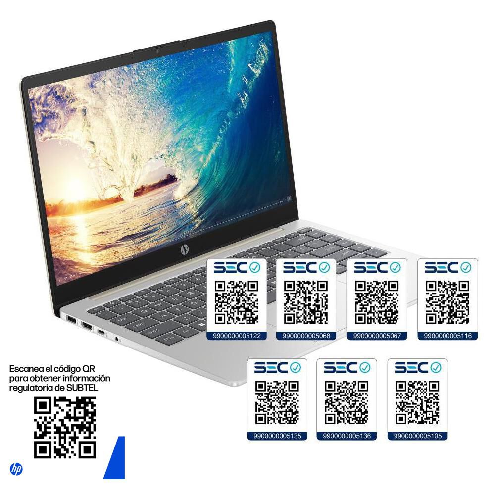 Notebook 14" HP 14-EM0015LA / AMD Ryzen 7 / 8 GB RAM / 512 GB SSD image number 13.0