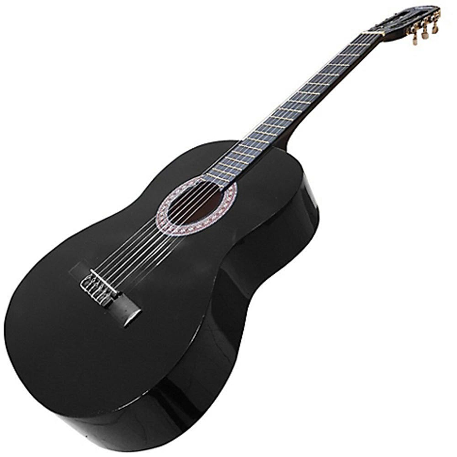 Guitarra Cl&aacute;sica Negra 39p Cbolso Alaguez image number 0.0