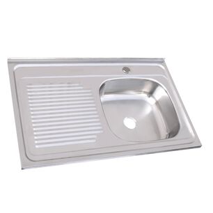 Lavaplatos Sobreponer 800x500 Izquierdo Monomando Splendid