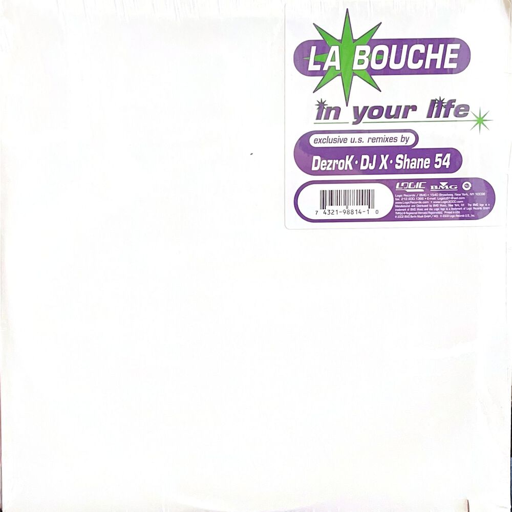 La Bouche - In Your Life (2lp) | 12'' Maxi Single Vinilo image number 0.0