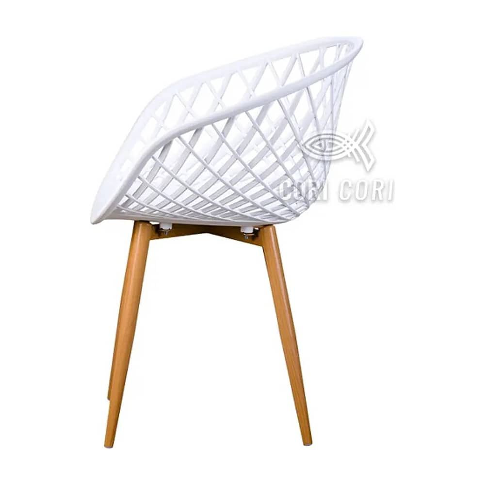 Pack 4 Sitiales Butaca Mesh Blanco image number 2.0