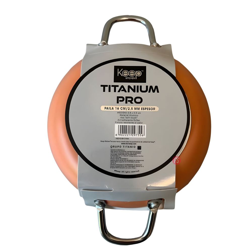 Paila Antiadherente 16cms Titanium Pro Colores - Ps image number 4.0
