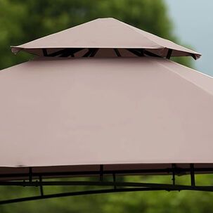 Pérgola Quintay Con Lateral 3x3mt Café