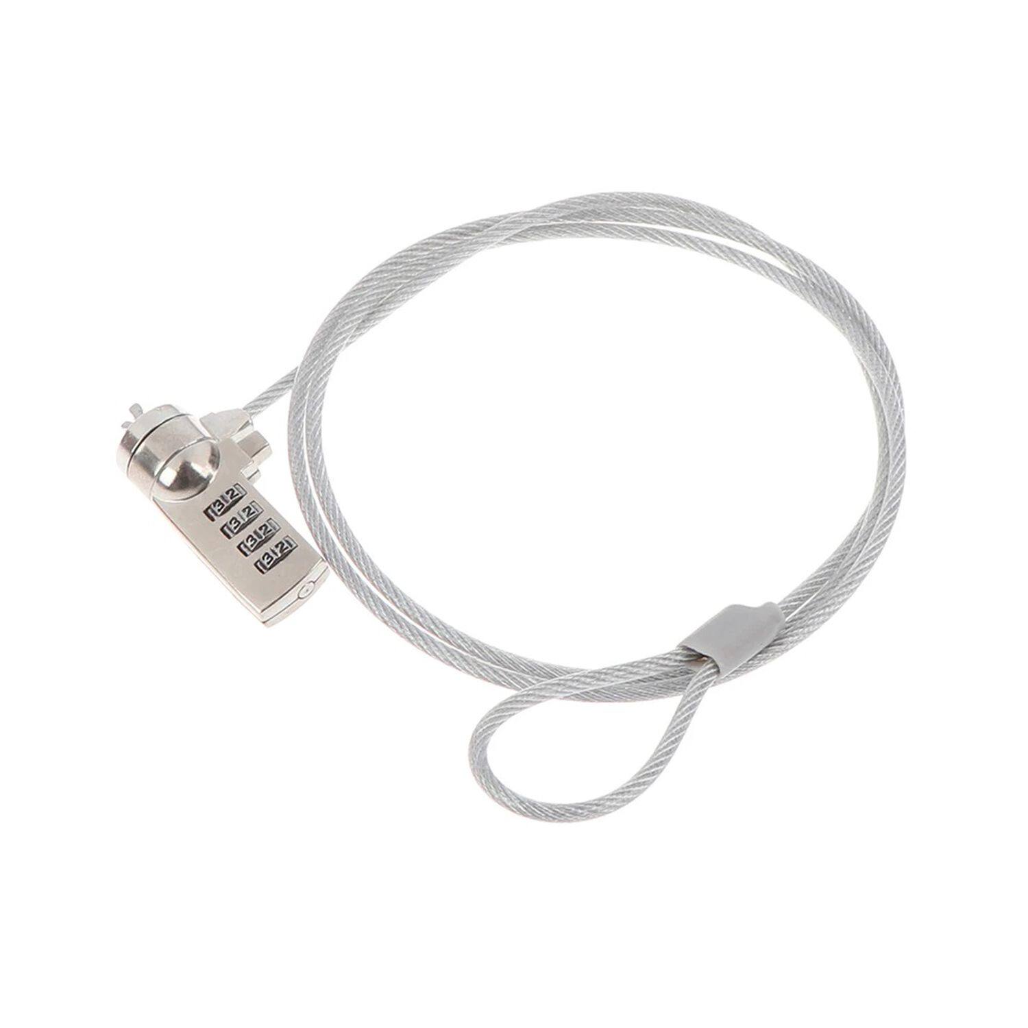Candado De Seguridad Para Notebooks Reforzado Con Clave 1.8m Xx02 image number 0.0