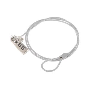 Candado De Seguridad Para Notebooks Reforzado Con Clave 1.8m Xx02