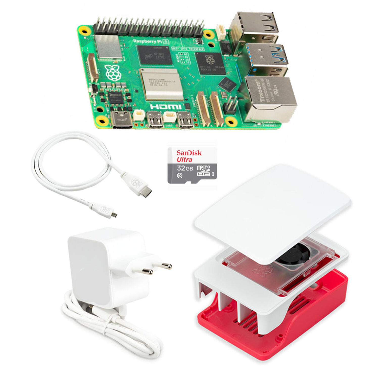 Kit Raspberry Pi 5 De 8gb Ram Con Accesorios Originales image number 0.0