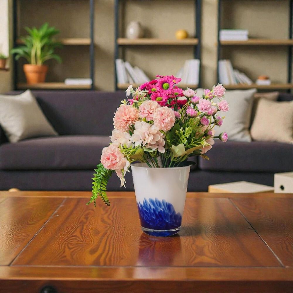 Florero De Vidrio Fabricado En Polonia 16 Cm Cobalto image number 3.0