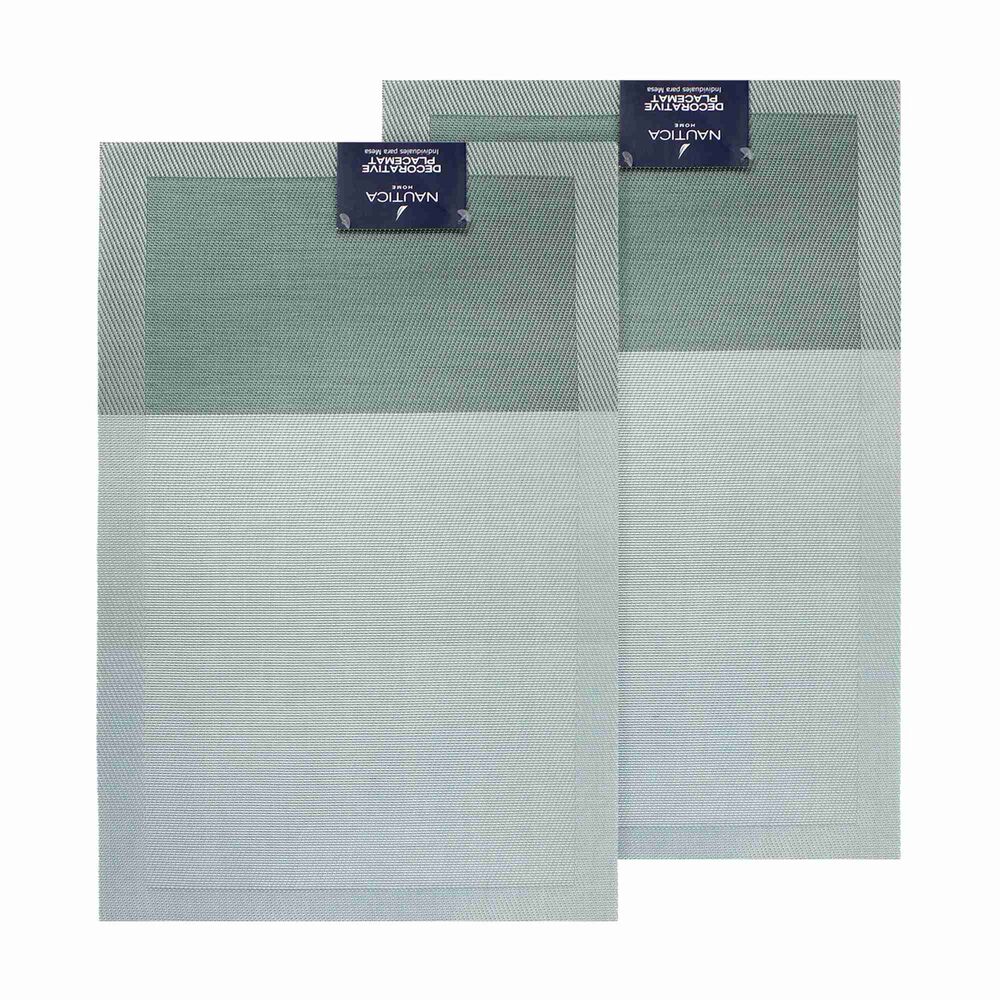 Pack 2 Individuales De Mesa Nautica Home 45x30cm Degrade Verde image number 3.0